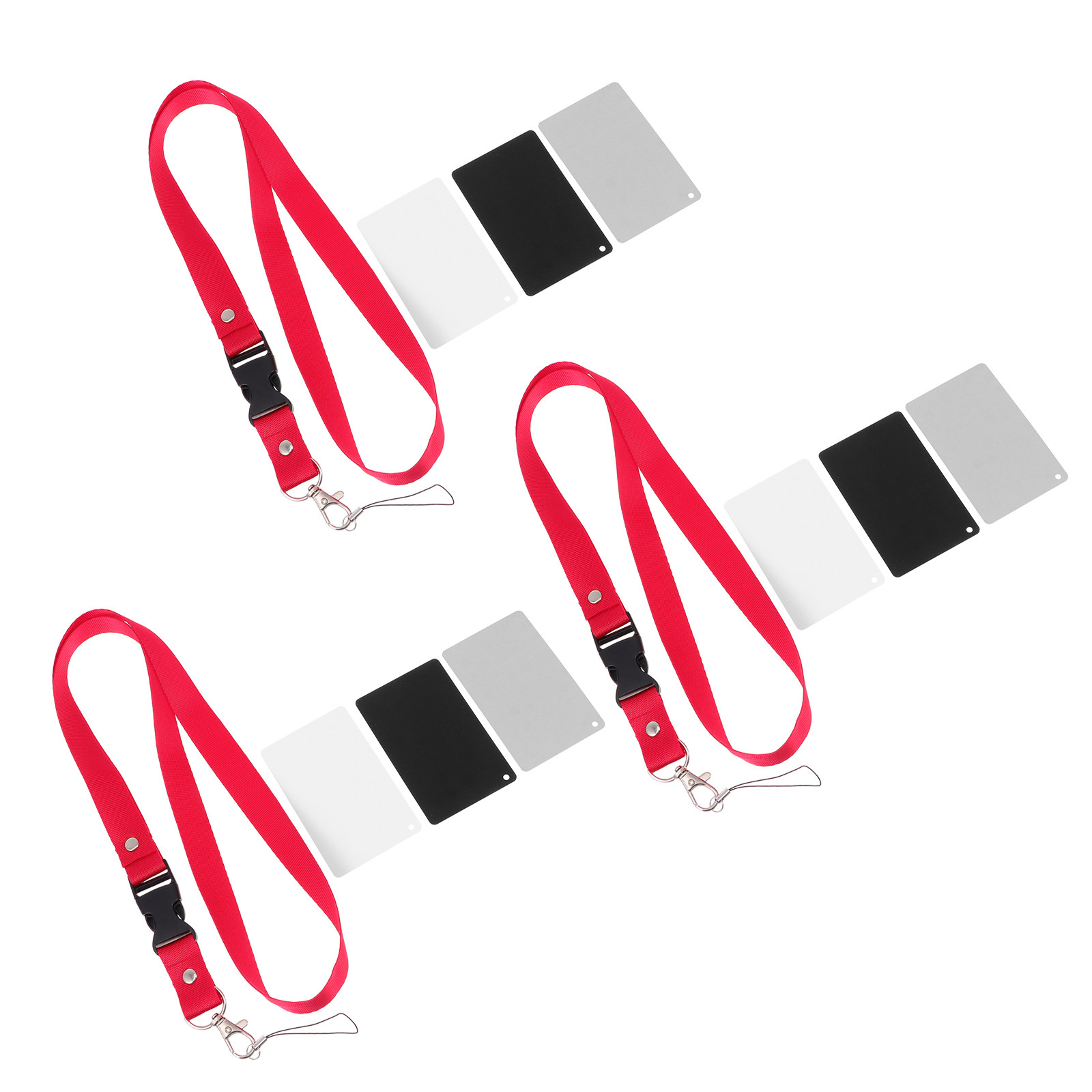 Photography Black And White - 9Pieces Neck Strap Grey White Black