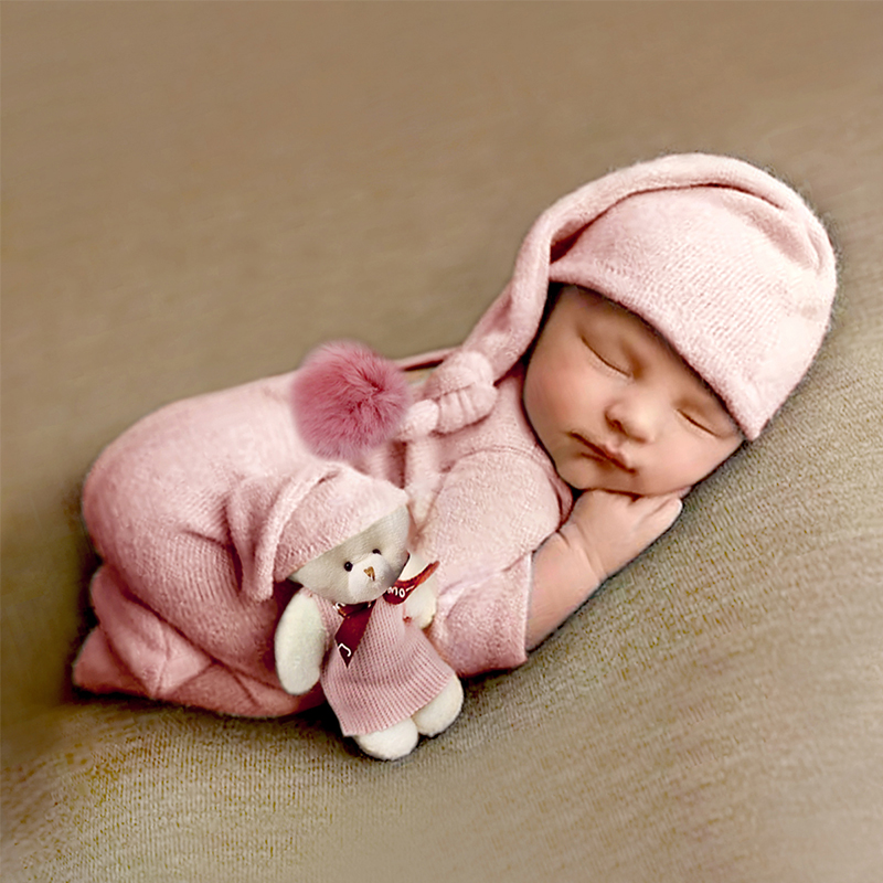 Photography Still Life - Ylsteed 3 Pieces Set Newborn Jumpsuit