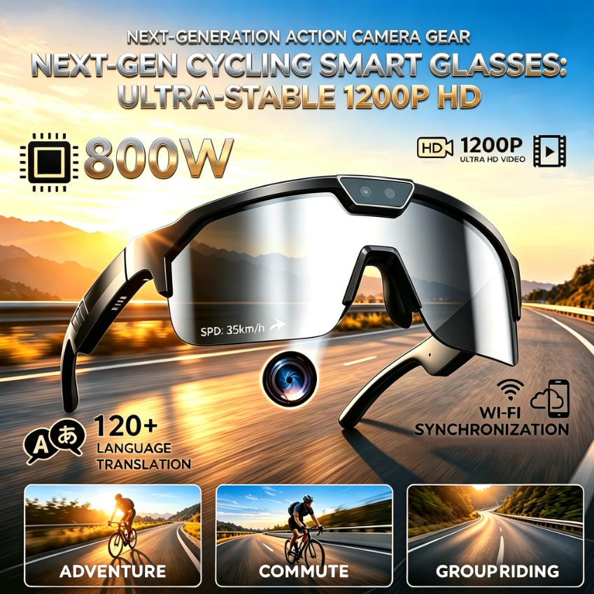 2026 Cycling Glasses with 800W - огляд і ціна Photography Japanese