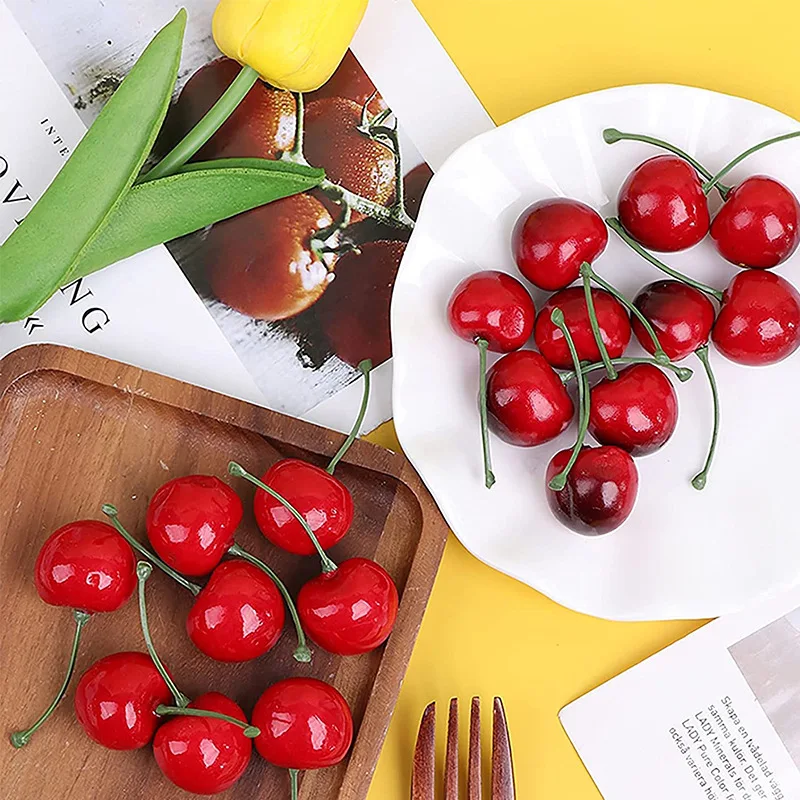 30Pcs Fake Cherry Simulation C - огляд і ціна Photography Of Food
