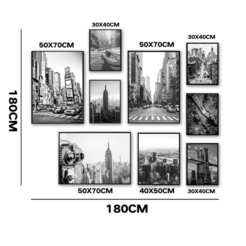 1pc frameless Canvas painting  - огляд і ціна Photography Black And White