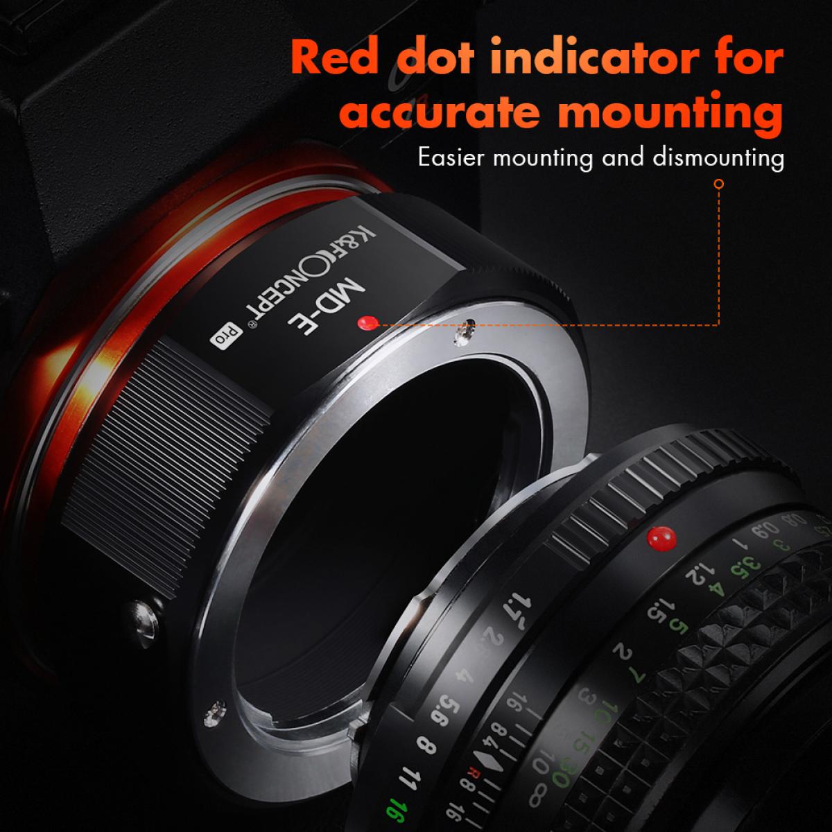 K&F CONCEPT MD to NEX Lens Mou - огляд і ціна Sony Camera A6400