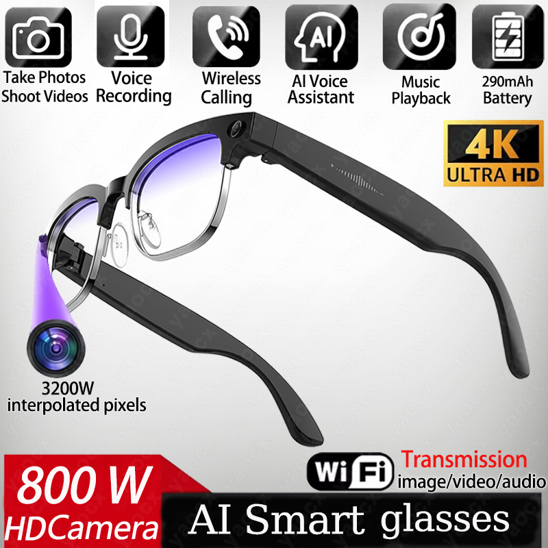 4K Smart AI Glasses 8MP Camera - огляд і ціна Photography Japanese