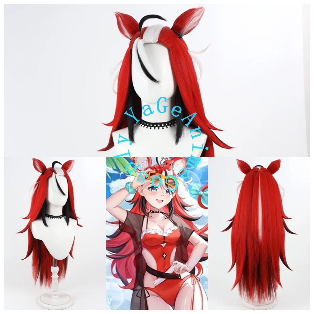 Hakos Baelz Summer Cosplay Wig - огляд і ціна Photography Outfit