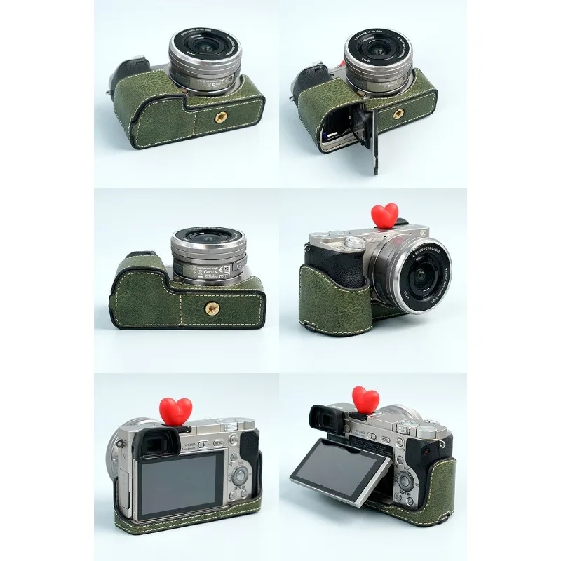 Camera Bag PU Leather Half Bod - огляд і ціна Sony Camera A6400