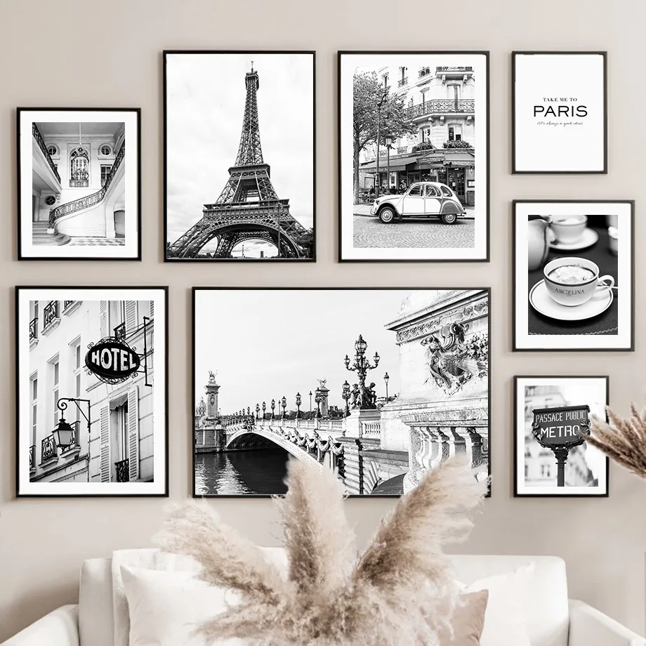 Wall Art Canvas Painting Black - огляд і ціна Photography Black And White
