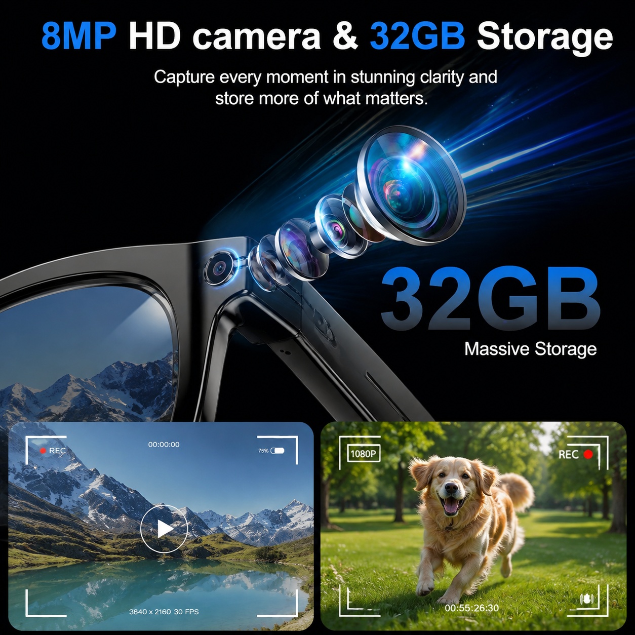 2026 AI Smart Glasses with 8MP - огляд і ціна Photography Japanese