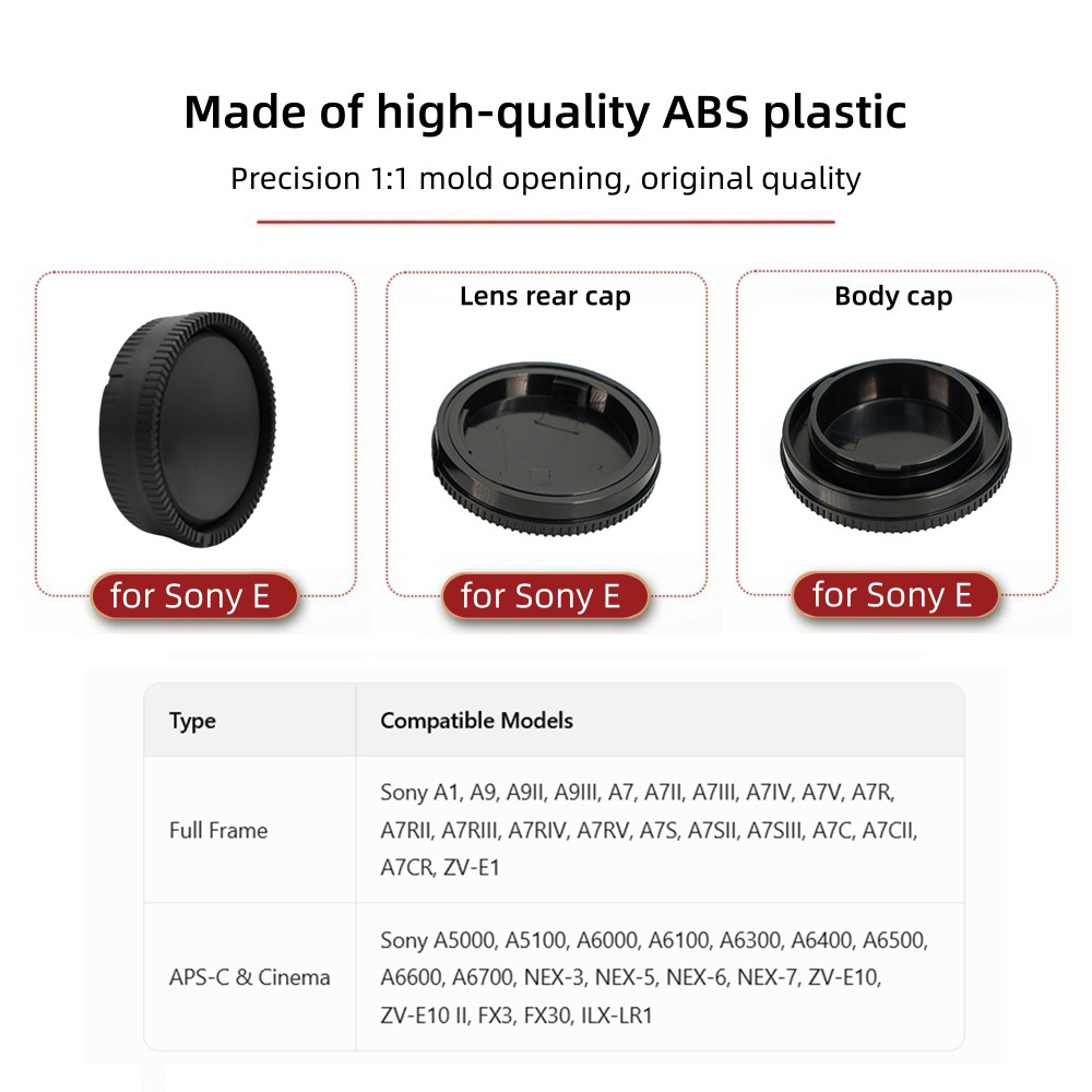 Camera Body Cover Lens Rear Ca - огляд і ціна Sony Camera A6400