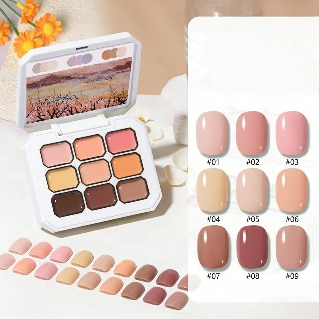1pc 9-Grid Color Painting Gel  - огляд і ціна Photography Design